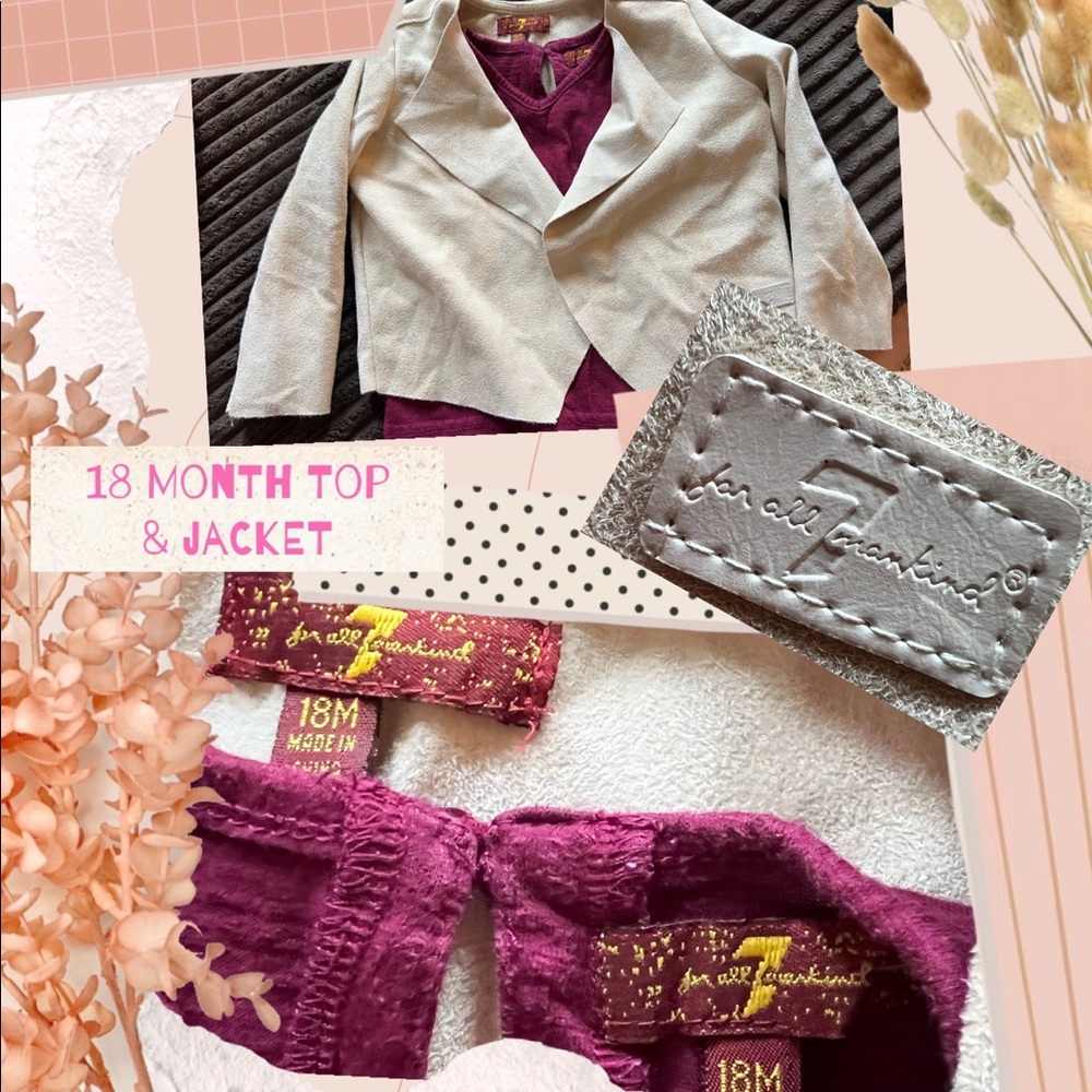 🤍18 Month Top Jacket & Top Outfit🤍